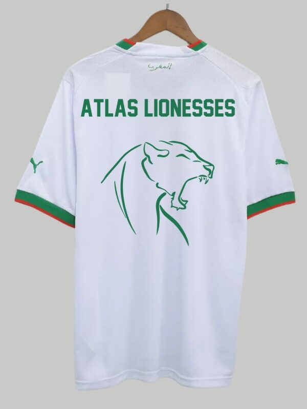 Maillot de L’équipe du maroc de football "Atlas Lionesses" Version 1 | Maillot du maroc Blanc