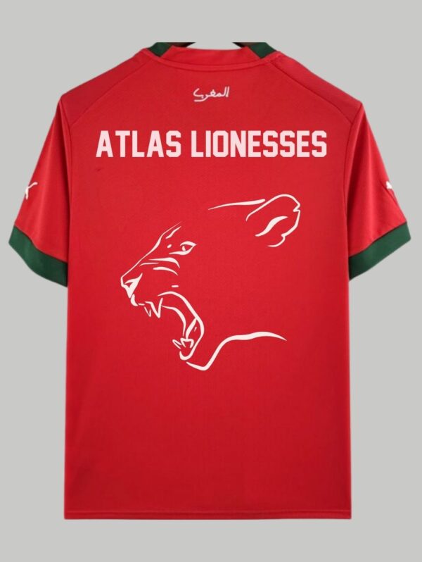 Maillot de L’équipe du maroc de football "Atlas Lionesses" version 2 Rouge