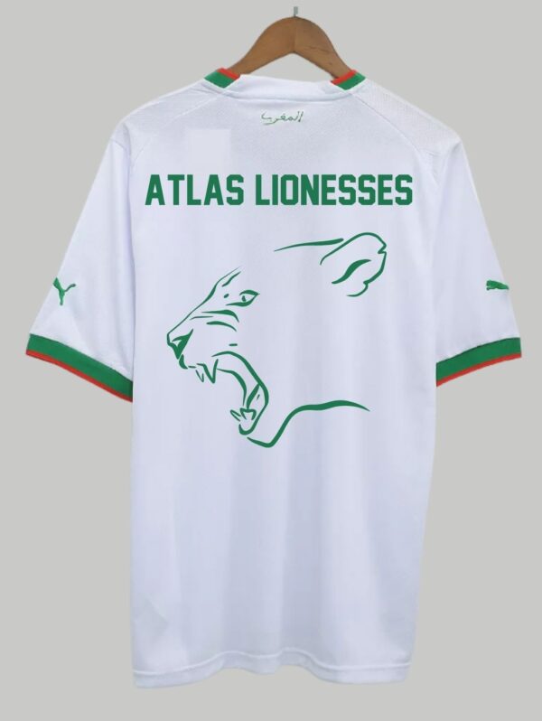 Maillot de L’équipe du maroc de football "Atlas Lionesses" version 2 blanc