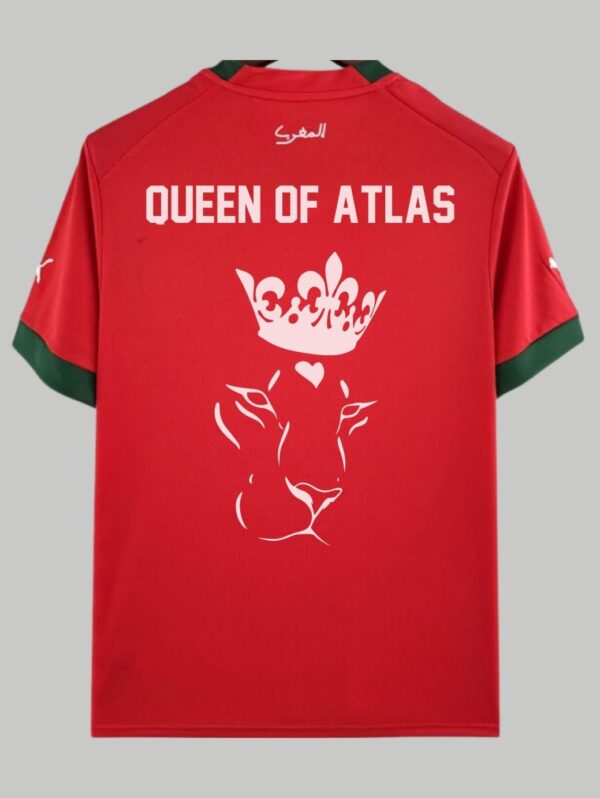 Maillot de L’équipe du Maroc de football "Queen of Atlas" version 3 Rouge